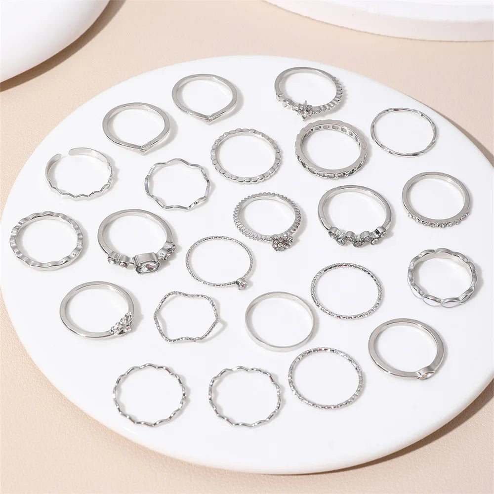 Women Rings Set