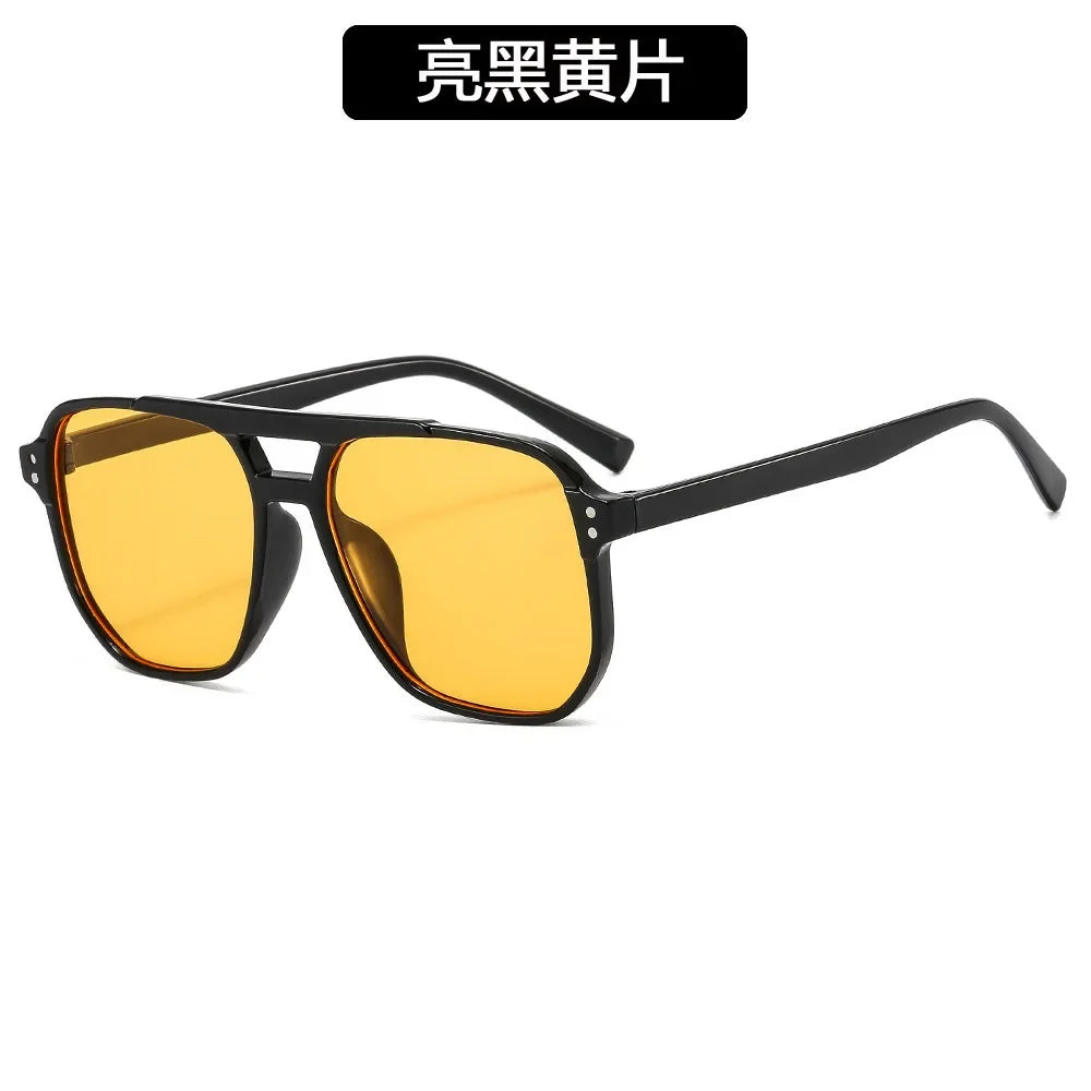 Glasses Black Orange