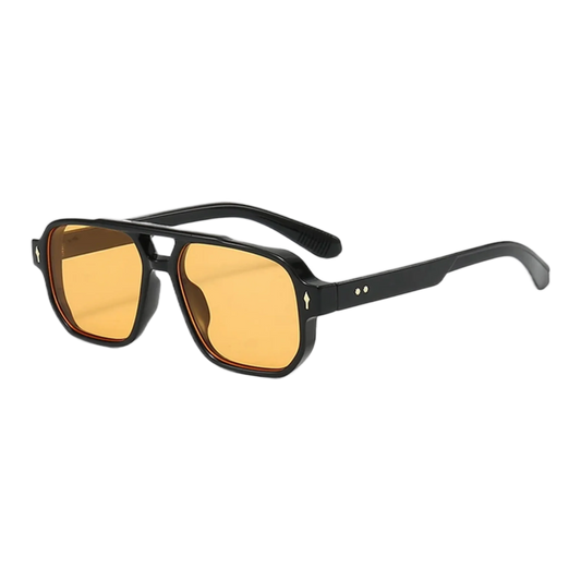 Glasses Black Orange