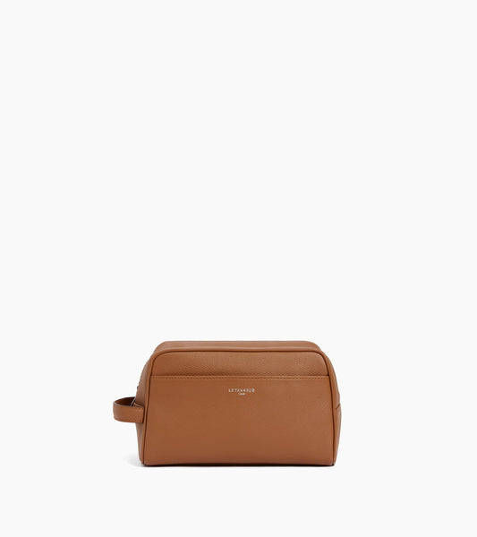Grained leather bag
